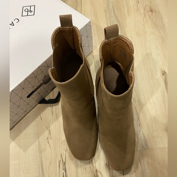 Call It Spring, Light Brown, Suede Bootie, Size 6, Good Condition - Picture 2 of 8